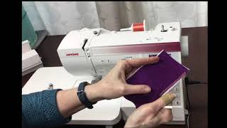 Janome Machine Series Sewist 740DC Part 1 [upl. by Marita]