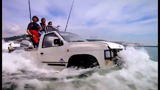 Crossing the Channel in Car Boats HQ  Top Gear [upl. by Alia73]