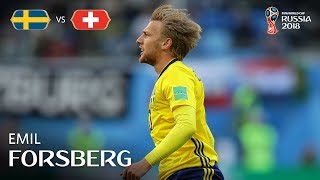 Emil FORSBERG Goal – Sweden v Switzerland – MATCH 55 [upl. by Mcgregor]