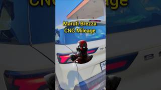 Maruti Brezza CNG mileage maruti brezza cng cars automotive [upl. by Nohsad]