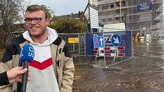 Natte voeten door hoog water in Vlaardingen [upl. by Raseda420]