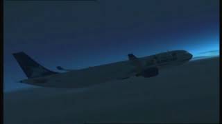 Air Transat Flight 236  Landing Animation [upl. by Jacobo]