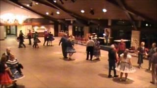 Square Dance To Walking in a Winter Wonderland Performed By Caller K O Jeanes [upl. by Kassie]