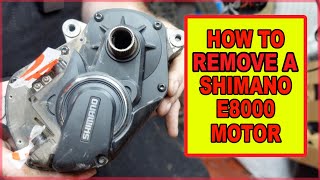 How to remove your Shimano E8000 Ebike motor [upl. by Gilberte843]