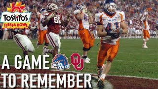 BEST Finish in CFB HISTORY 💯 Boise State Upsets Oklahoma A Game to Remember [upl. by Yelwar548]