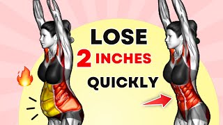 30 Minute WEIGHT LOSS STANDING Exercise To LOSE WAIST SIZE in 1 Week  Say Goodbye to Belly Fat [upl. by Nilyram]