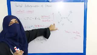 Partial Hydrogenation Of Alkynes Prepration of alkene from alkyneLindlars catalyst [upl. by Naz]