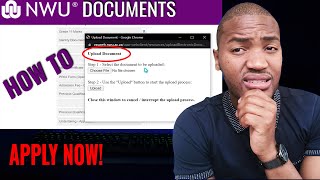 How to upload documents at the NorthWest University NWU  2023 online applications [upl. by Lourdes]