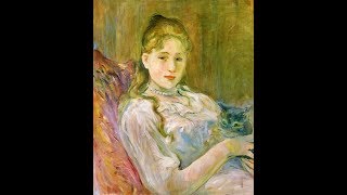 Berthe Morisot 3 1841 1895 Impressionisme Muziek Hungarian Rhapsody 2 Liszt [upl. by Aihsenad]