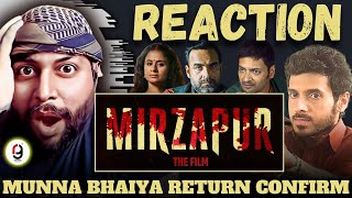 Mirzapur The Film  Announcement  Pankaj Tripathi  Ali Fazal  Divyenndu REACTION BY RG reaction [upl. by Haerb984]