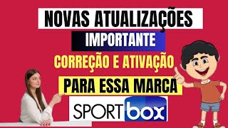 ATUALIZAÇÕES DOS RECEPTORES SPORTBOX EM 21 DE MARÇO DE 2024 [upl. by Sutphin]