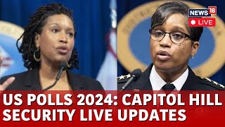 US Elections 2024 LIVE Updates  DC Security Briefing On US Polls  Trump Vs Harris  US News  N18G [upl. by Kingdon]