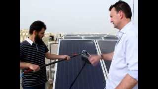 Solar Panel Cleaning Training 2  Choosing the Correct Water Fed Brush [upl. by Ecissej]