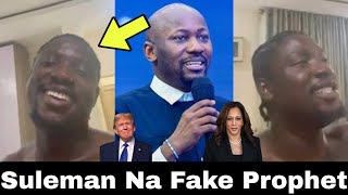 VeryDarkMan Attacks Apostle Suleman For A Fake Prophecy On America Presidential Election [upl. by Tlihcox692]