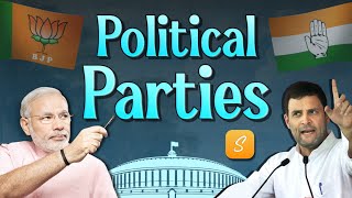 Political Parties Class 10 Full Chapter Animation  Class 10 Civics Chapter 4  CBSE  NCERT [upl. by Anaeg]