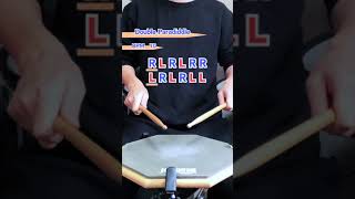 Drum StickWork 8  Double Paradiddle [upl. by Beckerman231]