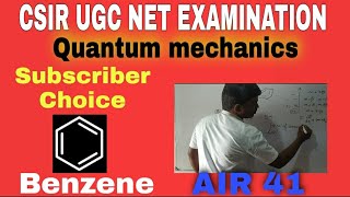 Subscriber Choice Topic  Quantum Mechanics  Benzene  Delocalisation Energy  CSIR  NET  EXAM [upl. by Yendic581]