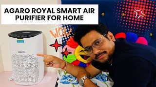 AGARO Royal smart Air Purifier unboxing amp Review 🔥🔥  Best Air Purifier with 4 Stage Purification [upl. by Leahcim]