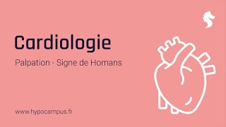 Signe de Homans  Palpation en Cardiologie [upl. by Fulmer]