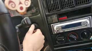 KAKO POPRAVITI BRAVU ZA PALJENJE  HOW TO REPLACE IGNITION SWITCH AUDI 80 b3 b4 90 [upl. by Abihsat]