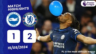 🔵Brighton vs Chelsea 12 Highlights Palmer breaks another Chelsea record amp Nkunku GOALS PL 2324 [upl. by Fran56]