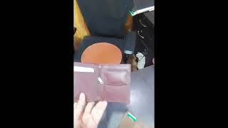 genuine leather wallet  book shaped wallet review  handmade premium quality [upl. by Dennard212]