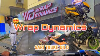 Bike wrap করাতে দিলাম  Samy দার কাছে BeerBikerSamy viralvideo trending viral [upl. by Pauwles]