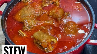 How To Make Nigerian Stew  Easy Way To Cook Stew [upl. by Nauqe]