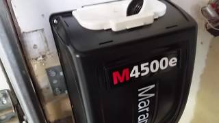 Marantec M4500e converted into a side mount opener [upl. by Zorina]