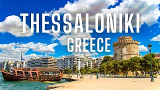 Thessaloniki Greece Walking Tour 4k UHD 🇬🇷 With Captions [upl. by Eiwoh114]