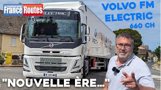 Essai France Routes dun camion Volvo FM Electric [upl. by Anelhtac]