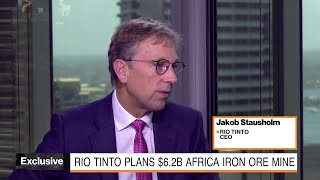 Rio Tinto CEO on Guinea Project China Demand Strategy [upl. by Zoara]