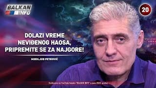 INTERVJU Miroljub Petrović  Dolazi vreme neviđenog haosa pripremite se za najgore 2462024 [upl. by Andrel]