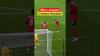 Cristiano Ronaldo Mistake Portugal vs poland portugal poland nationleague urronaldo cr7 fail [upl. by Cindra965]