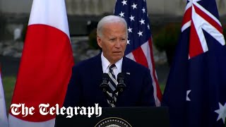 Joe Biden appears to snap at staffers during a press conference [upl. by Alejandro]