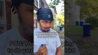 Bird wildin because i aint no unc😂 shorts comedy viral [upl. by Culhert582]