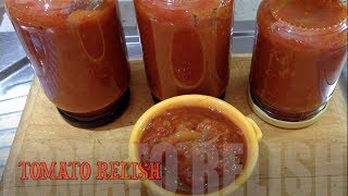 Spicy Tomato Relish cheekyricho tutorial [upl. by Nibla709]