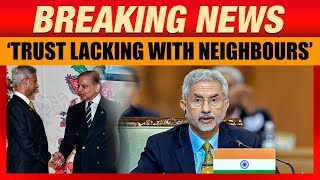 S Jaishankar in Pakistan  Introspect if good neighbourliness is missingquot  News9 [upl. by O'Shee588]