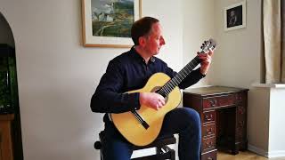 Sons de Carrilhoes by Joao Pernambuco played by Paul Thomas on our 1888 Torres Reproduction model [upl. by Eyr896]