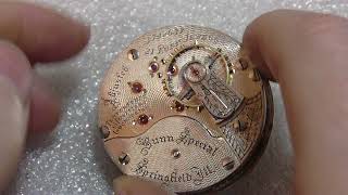 Checking out pocket watch Illinois Watch Company [upl. by Landers]