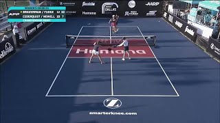 CederquistNewell vs FudgeBraverman  Match Point  APP Dallas Open [upl. by Leler]