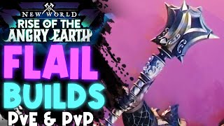 Flail Builds For PvE amp PvP ⚔️New World Flail Guide with Ability Overview amp Gear [upl. by Antonia]