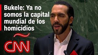 Discurso completo de Nayib Bukele en la ONU El Salvador es el quotpaís más seguro de América Latinaquot [upl. by Kit]