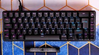 Corsair K65 Pro Mini review and vs Corsair K65 RGB Mini [upl. by Namreh]