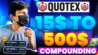 Quotex Live Compounding  Quotex No Loss Compounding Strategy  Quotex Trading Strategy  BOSS [upl. by Kcirdneked838]