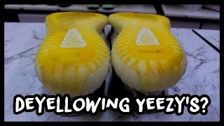 SEMI YELLOW YEEZY 350s CAN BE FIXED [upl. by Buxton842]