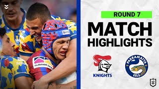 Newcastle Knights v Parramatta Eels  Match Highlights  Round 7 2022  NRL [upl. by Fedora]