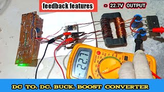 DC to DC Voltage Converter 🔥 12v to 22 0 22v  50 0 50V DC Converter 💕 BUCK BOOST CIRCUIT [upl. by Slorac]