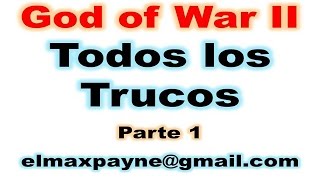 God Of War II trucos de vida magic orbs y rage of titans INFINITOS  parte 1 [upl. by Myrle]