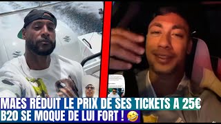 Booba ridiculise Maes Qui réduit le prix des Tickets de son Bercy Walid lui répond [upl. by Einolem]